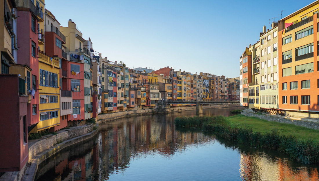 Vista des del pont del barri vell de Girona